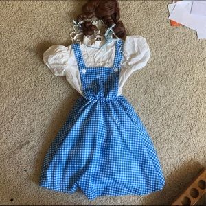 Dorothy Costume with wig and dress